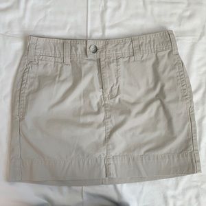 Gap Factory Favorite Khaki Miniskirt, Size 2, Light Khaki color